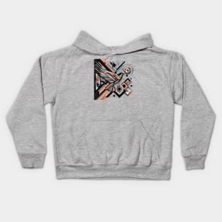 Abstract Animal Bird 4 Kids Hoodie